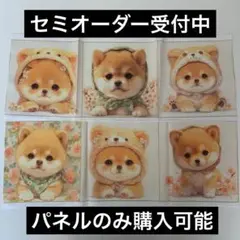 レアパネル　ワンちゃん柄Ｂセット　柴犬柄