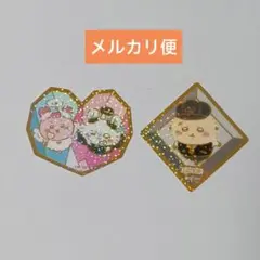 ちいかわ　キラキラダイカットステッカー　モモンガ＆古本屋・ラッコ　2枚セット
