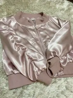 新品未使用♡メタルピンクオフショルブルゾン♡
