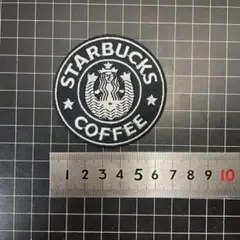 アイロンワッペン★残１★Starbucks★黒２
