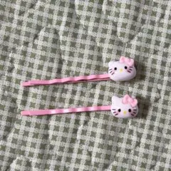 ハローキティ ヘアピン ピンク 2個　セット