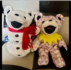グレートフルデッド　デッドベア　ぬいぐるみ　2体セット