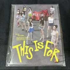 TWICE ALBUM THIS IS FOR アルバム 新品未開封