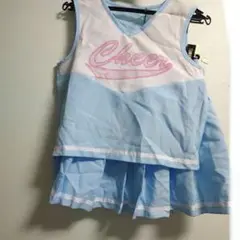 水色 Cheer スカート付きタンクトップ