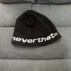 thisisneverthat ニット帽 黒
