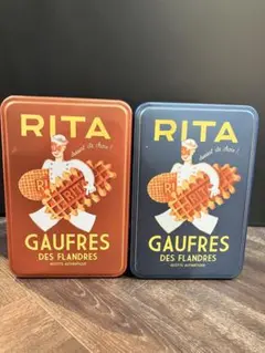 RITA フランス　菓子　缶　ボックス　入れ物　ケース