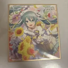 初音ミク birthday色紙 プロセカ 2021 ゲーム グッズ 色紙
