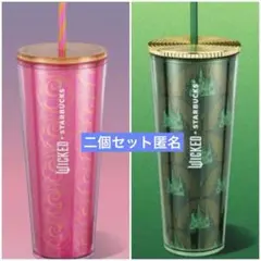 北米スタバ ★ Wicked コールドカップキーリング 3個セット 北米スタバ ☆ Wicked コールドカップキーリング 3個セット