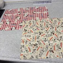 スヌーピー キッチンファブリック 2枚セット
