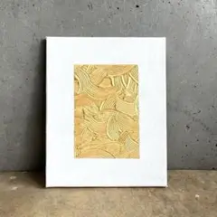 O's 90. テクスチャーアート　アートパネル　抽象画