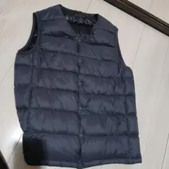 ダウンベスト　グレーL