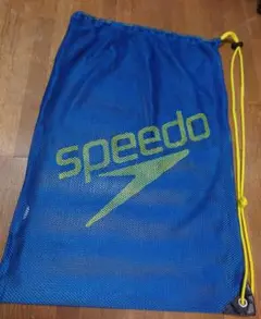 Speedo スポーツメッシュバッグ 青 (L) ブルー　スピード