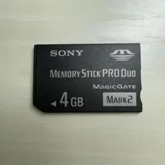 メモリースティックデュオ　 4GB SONY