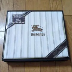 新品未使用★Burberrys★バーバリー★フラットシーツ★ボーダー