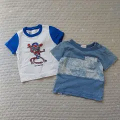プチバトー BREEZE 半袖Tシャツ 80サイズ 2枚セット