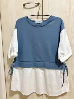 【ikka】 レディース　レイヤードトップス　Lサイズ