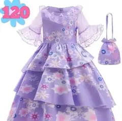 新品❥イザベラ　なりきりドレス　120　仮装　コスプレ　おまけ巾着付き❀