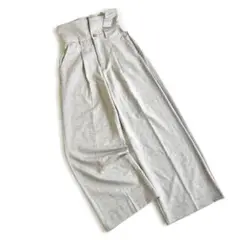 【未使用】ロペピクニック　24SS　リネン混シャンブレーパンツ　UVケア　タグ付