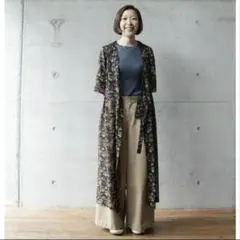 rukkilill ルッキリル VINTAGE FLOWER　ガウンワンピース