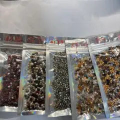ビーズセット 5袋入り 46.4+56.5+42.7+27.5+55g