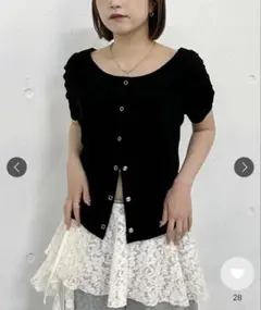 花柄アソートワッフルカットＴＯＰＳ