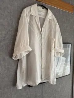 toga virilis キュプラシャツ48 白