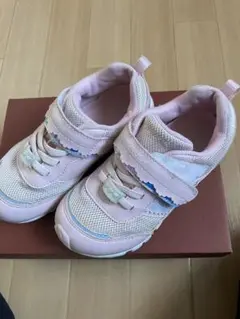 moonstar メッシュ ピンクスニーカー