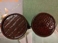 藍胎漆器 らんたい漆器 コースター10枚