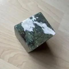 天然石 モスアゲート キューブ スクエア