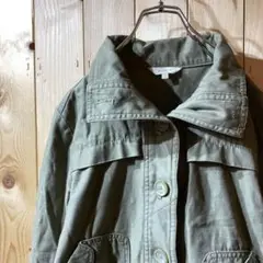 ss4270 HusHusH ハッシュアッシュ コットン ジャケット カーキ 2
