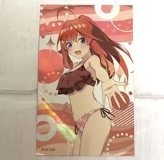 ばかうけ×映画 五等分の花嫁 オリジナルシール 中野五月 水着ver.