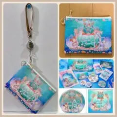 ディズニーシー24周年♡ミニーちゃんデイジー　マーメイドラグーンデザインポーチ