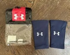 UNDER ARMOUR ネイビー リストバンド