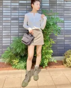 未使用UNIQLO リブヘンリーネックT Sサイズ