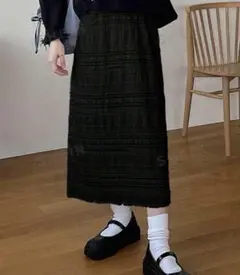 Aライン タイトスカート