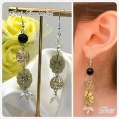P085✨ハンドメイドピアス・イヤリング✨3点購入+1点プレゼント