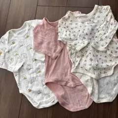 ミッフィといちごのベビー肌着 80