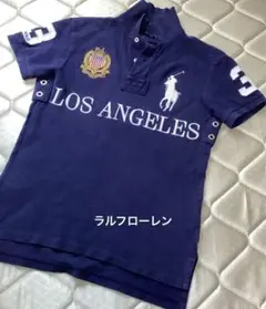RALPH LAUREN　ラルフローレン　ビッグポニー　美品　ネイビー　背番号