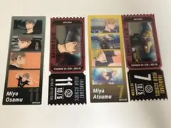 ハイキュー!! トレーディングフォトグレイステッカー 宮侑 宮治
