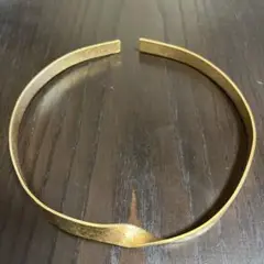 TIN BREATH 金メッキ チョーカー 10mm x 400mm