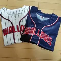 SWALLOWS ユニフォーム 2着セット Sサイズ