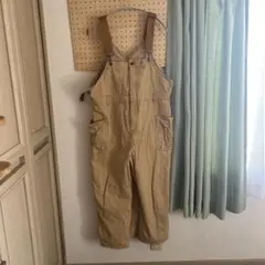 てぃら チノワークサロペット　キャメル