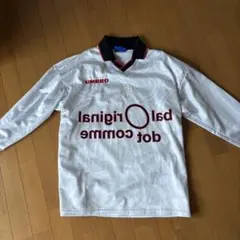 Umbro ホワイト長袖シャツ 背番号00