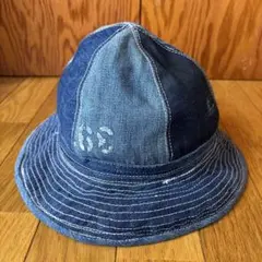 40s U.S.VINTAGE M37 デニム バケハ パッチワーク ステンシル