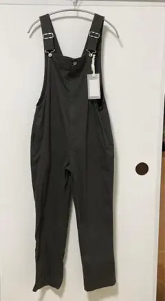 todayful コットンスリムサロペット チャコールグレー 36