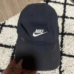 NIKE ネイビー ロゴキャップ