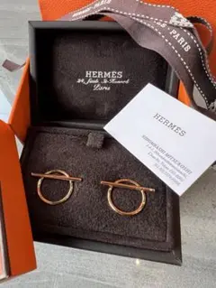 HERMES エルメス ピアス 《 エシャペ 》 MM
