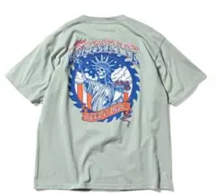 GRINDLODGE Tシャツ グリーン　Mサイズ　lafayette コラボ