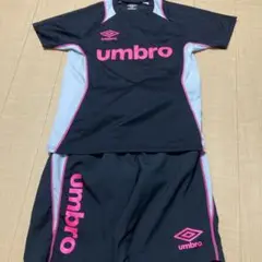 umbro ウェア 上下セット 黒/ピンク