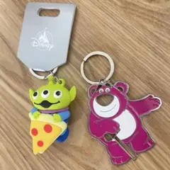 トイストーリー　エイリアン＆ロッツォ キーホルダーセット